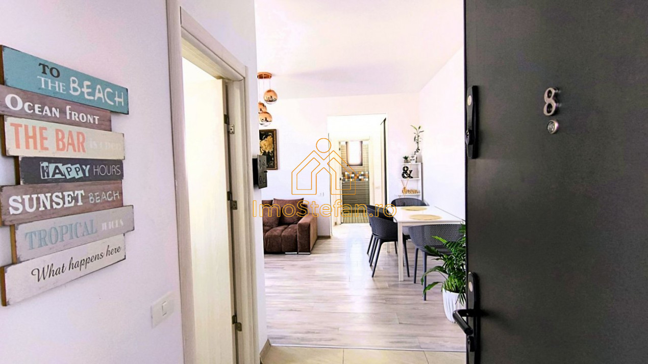 Năvodari | Apt. 2 cam. mobilat, 100m mare, regim hotelier + clienti.