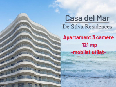 CASA DEL MAR - DE SILVA - Langa Nordis - Apartament 3 camere mobilat, utilat vedere la mare